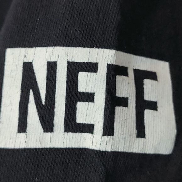 Neff x Disney Mickey Face Tropical Graphic Black Tee - Picture 9 of 10